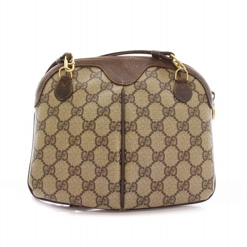 オールドグッチ GUCCI クラッチバッグ シェリーライン レザー ベージュ グッチ GUCCI オールドグッチ ヴィンテージ シェリーライン