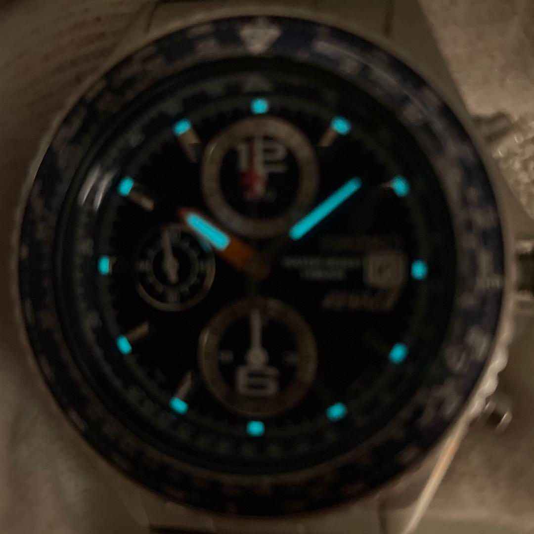 SEIKO フライトマスター クロノグラフ ANAハッピーフライト ブルー文字