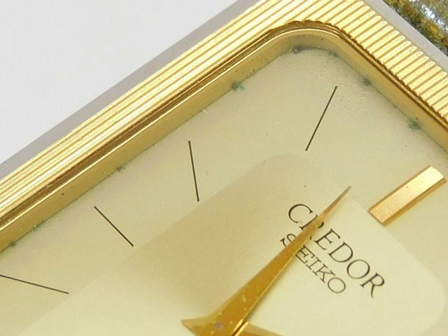 SEIKO セイコー クレドール □ 6730-5090 14Kベゼル×SS ゴールド