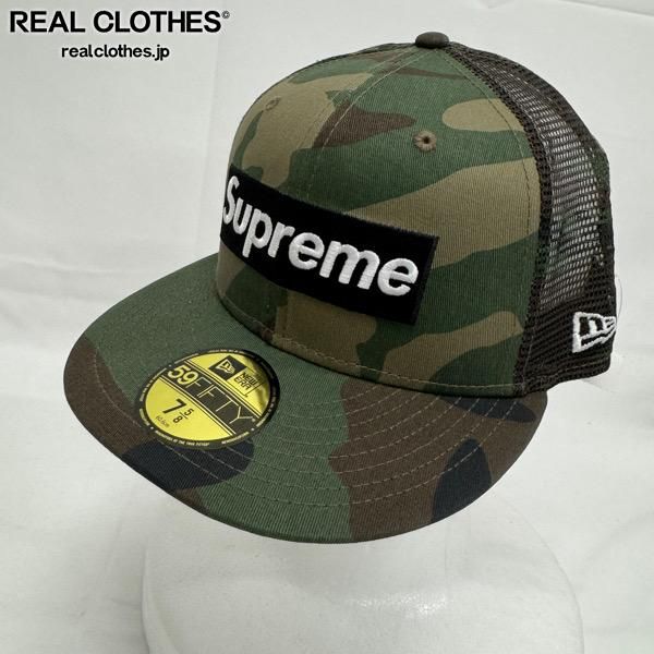 ♥ Supreme×New Era|シュプリーム×ニューエラ 24SS Box Logo Mesh Back|ボックスロゴ メッシュバック キャップ|帽子 カモフラ