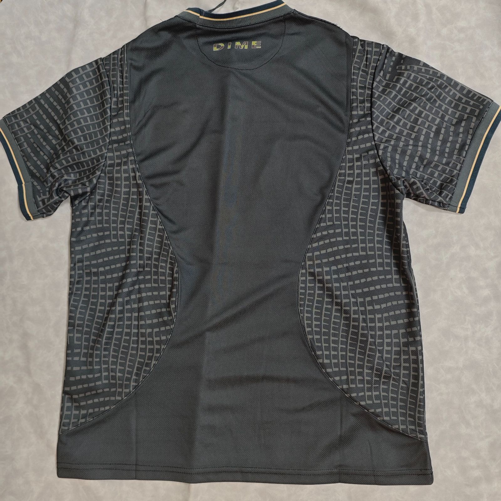 DIME ダイム　MTL ATHLETIC JERSEY CHARCOAL ゲームシャツ Tシャツ　ブラック