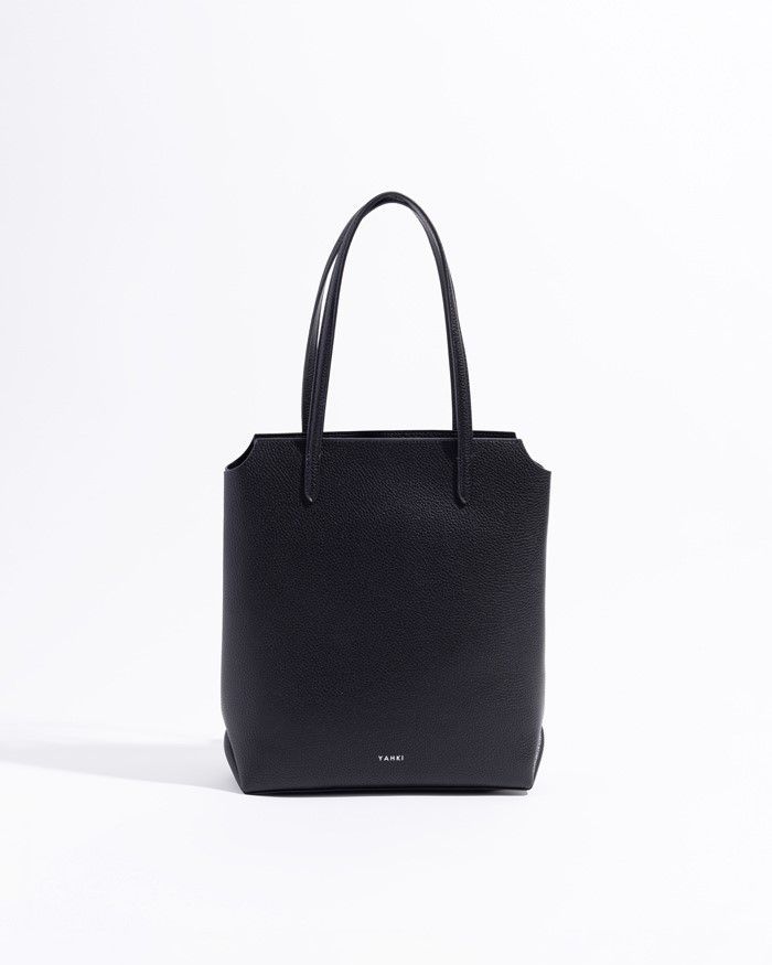 ヤーキ YAHKI ソフトダブルフェイスレザーA4トートバッグ （BLACK