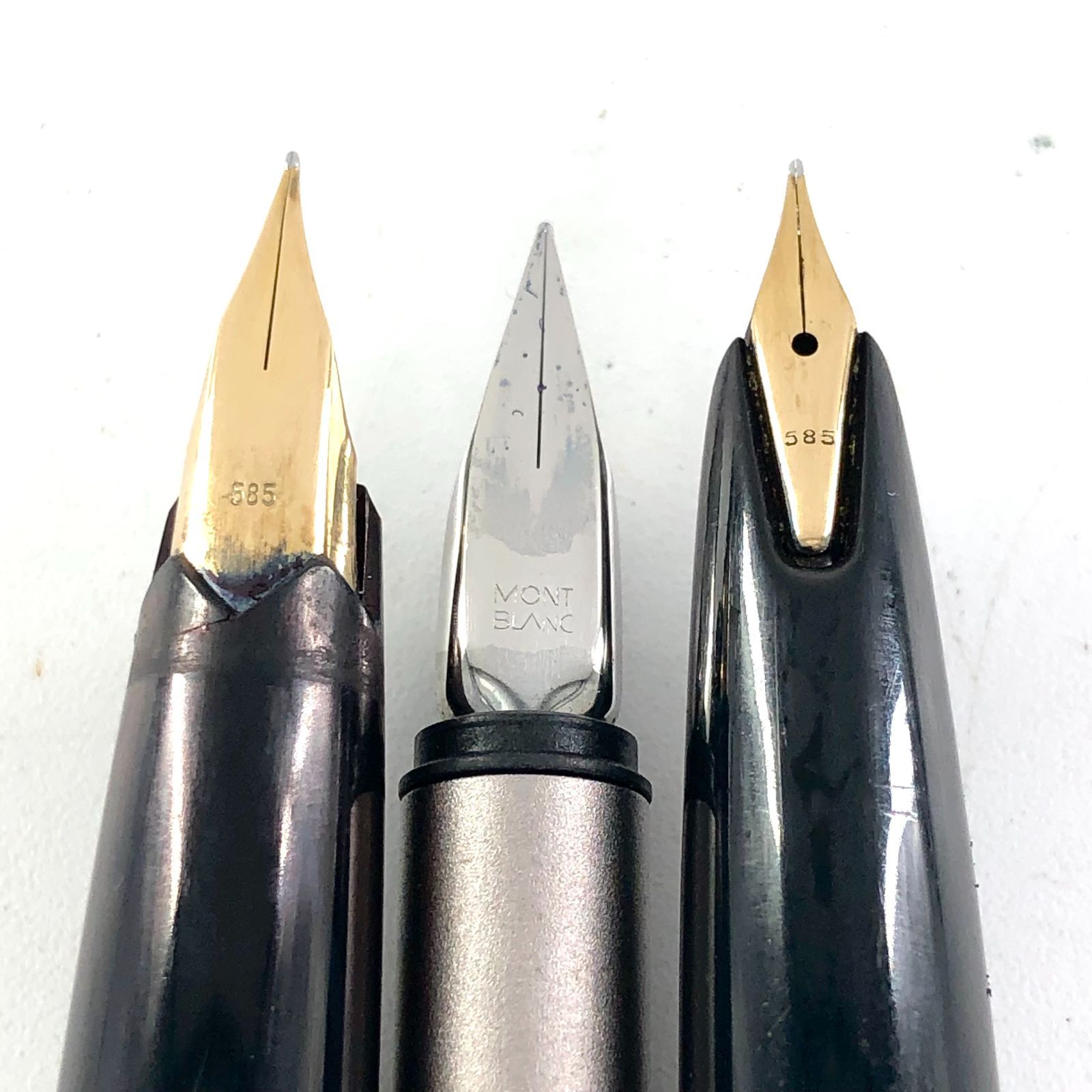 モンブラン　万年筆 MONTBLANC モンブラン 万年筆 スリムライン ペン先14K 585 刻印 ケース