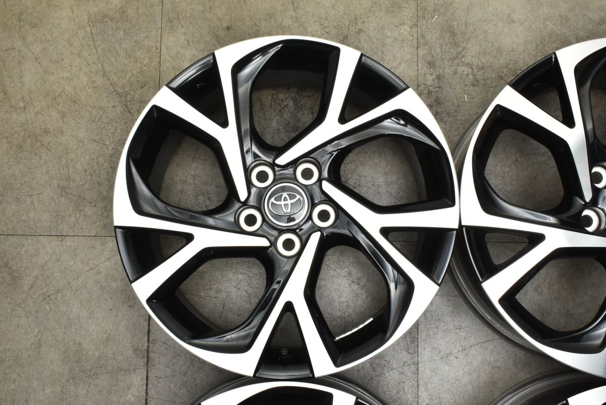 トヨタ純正 C-HR アルミホイール 18×7J +50 1本販売 スペア等に Yahoo!オークション - C-HR純正18インチアルミホイール1本 7J +