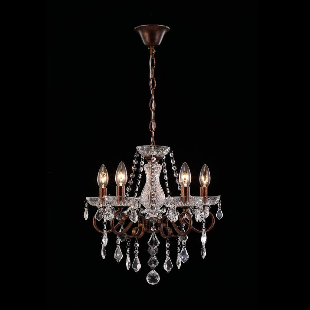 食卓用 おしゃれ ダイニング用 LED ガラス 姫系 ガラス アンティーク ゴージャス 天井照明 照明器具 かわいい 照明 E17口金 インテリア 5灯 電気 シャンデリアシーリングライト 調 ライト クリスタル クリスタル シーリング シャンデ