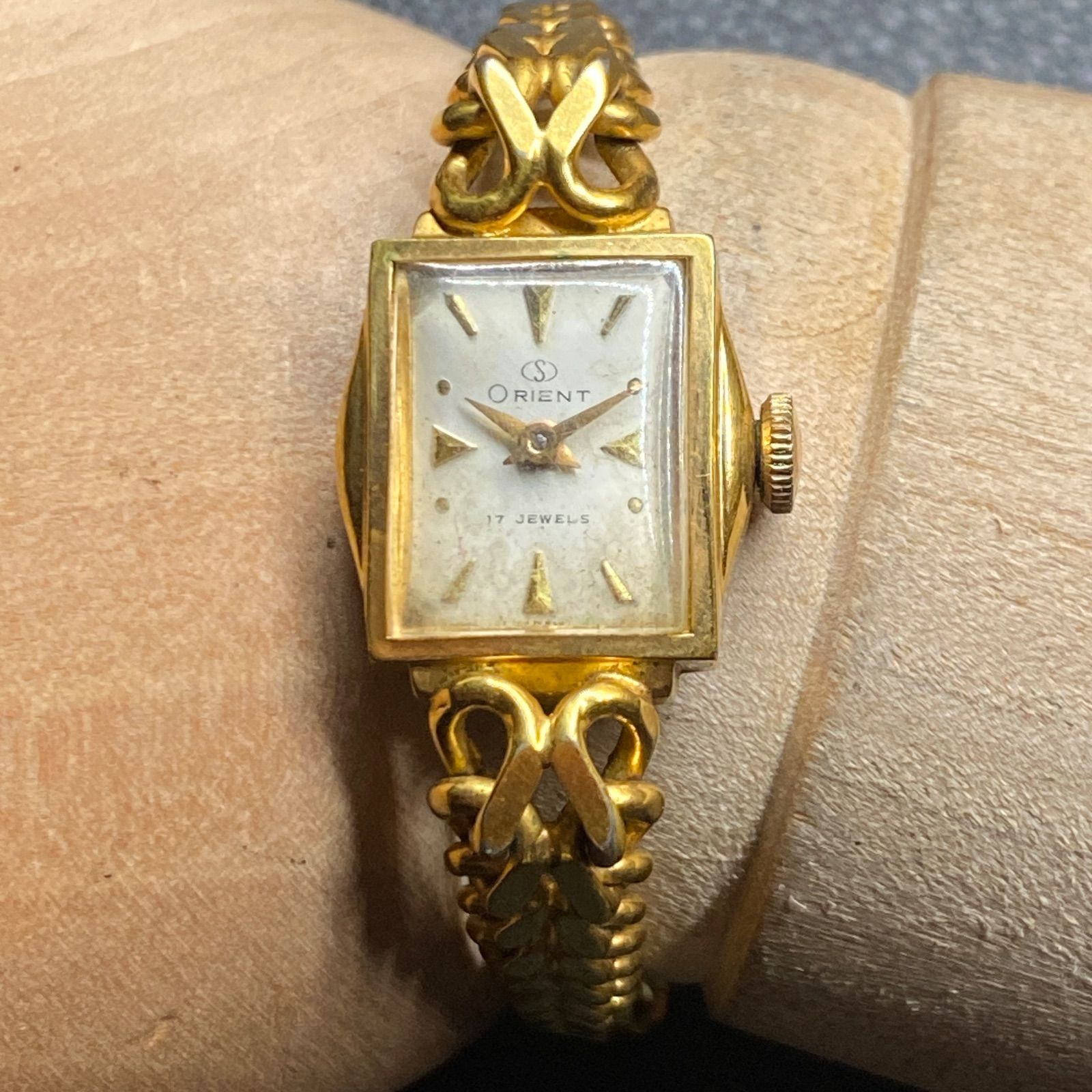 ヴィンテージ Orient オリエント 14K GOLD FILLED 6029 ベルトK18GF ゴールド