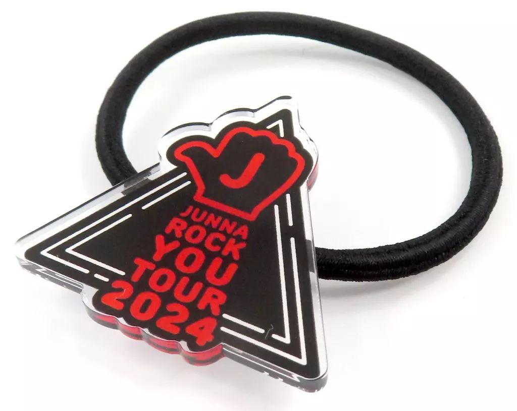 中古】アクセサリー(非金属) JUNNA アクリルゴム(三角) 「JUNNA ROCK