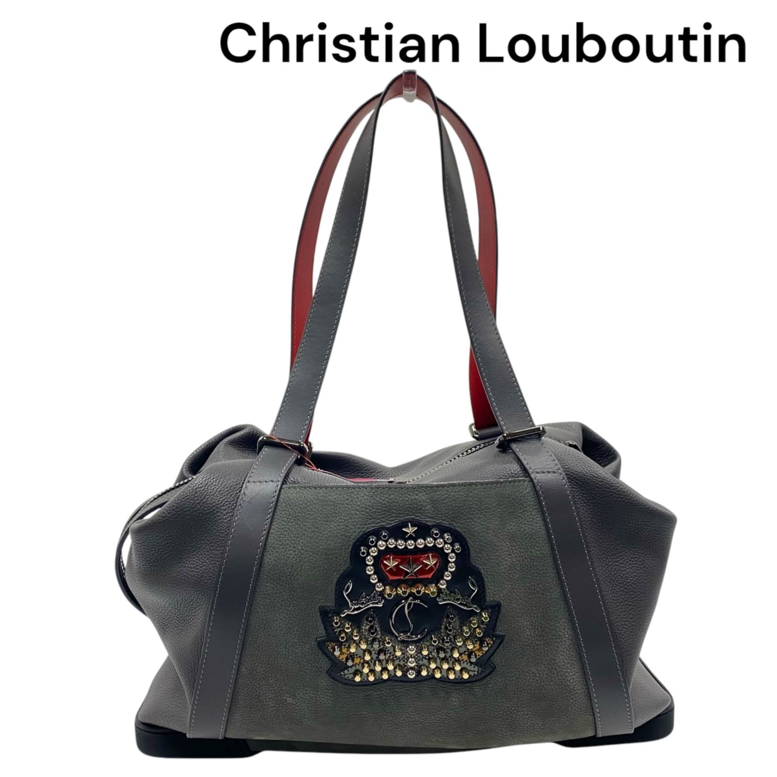 ○美品 クリスチャンルブタン Christian Louboutin エンブレム 