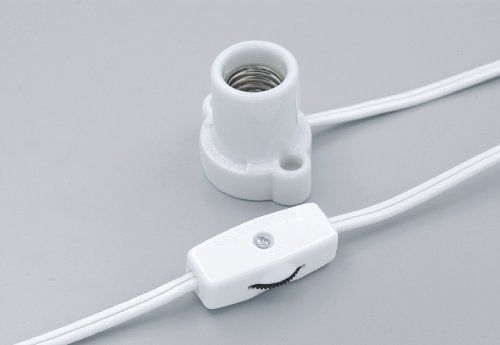 ELPA コード付ソケット E17 1.5m ホワイト KP-M1715H W oyj0otl
