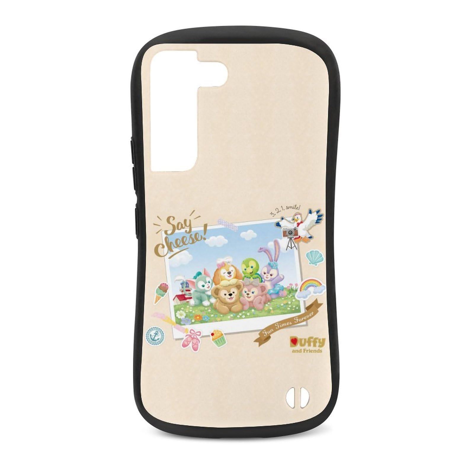 【 Samsung Galaxy S22 / S22 Plus / S22 Ultra / S23に対応 】ダッフィーフレンズ ダッフィー シェリーメイ スマホケース 指紋防止 耐衝撃 全面保護 傷付き防止 ストラップホール 人気 かわいい キャラ