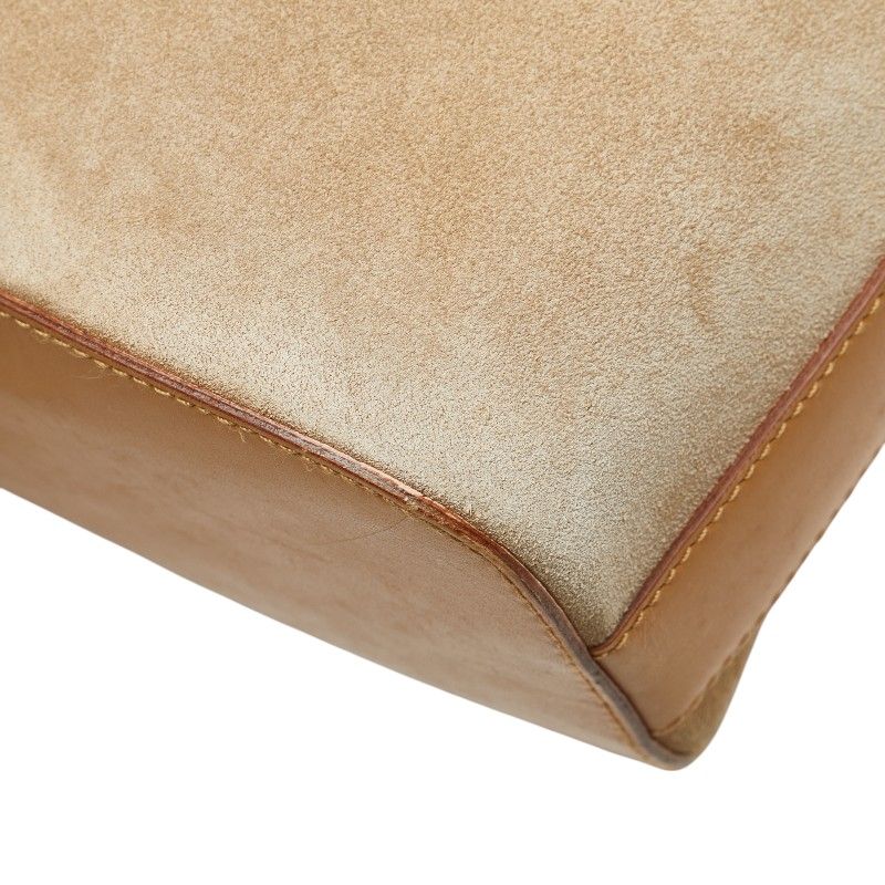 グッチ ワンショルダーバッグ 001 3814 ベージュ レザー スエード  