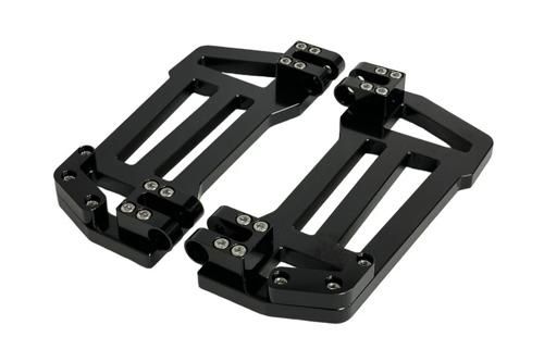 PRO BOARD V2 10 BILLET ドライバーフロアボード 1986〜17年FLソフテイル 1984年以降ツーリング BRIGHTFACE_UK