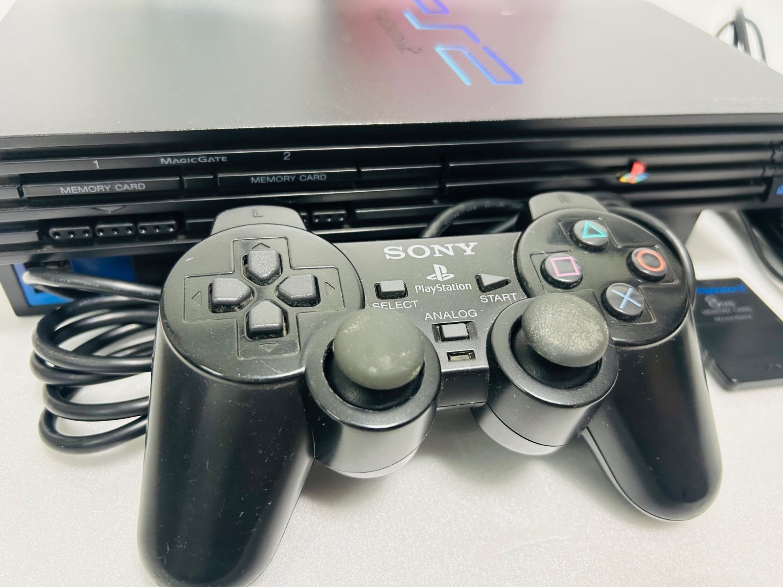 PlayStation2 SCPH-50000NB 備品完備 メンテナンス済 すぐ遊べます UP786_INFO