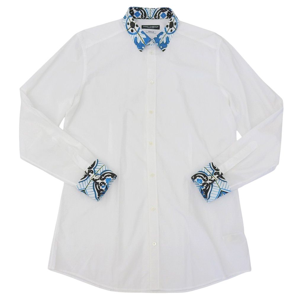 Dolce & Gabbana Gold ホワイトシャツ Stretch poplin Gold-fit shirt in White for Men