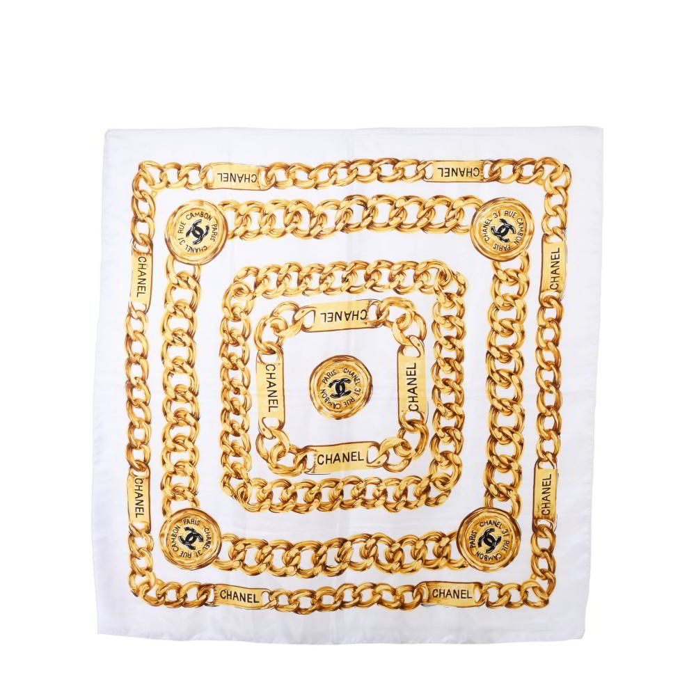 CHANEL スカーフ　ヴィンテージ　プリント CHANEL スカーフヴィンテージプリント