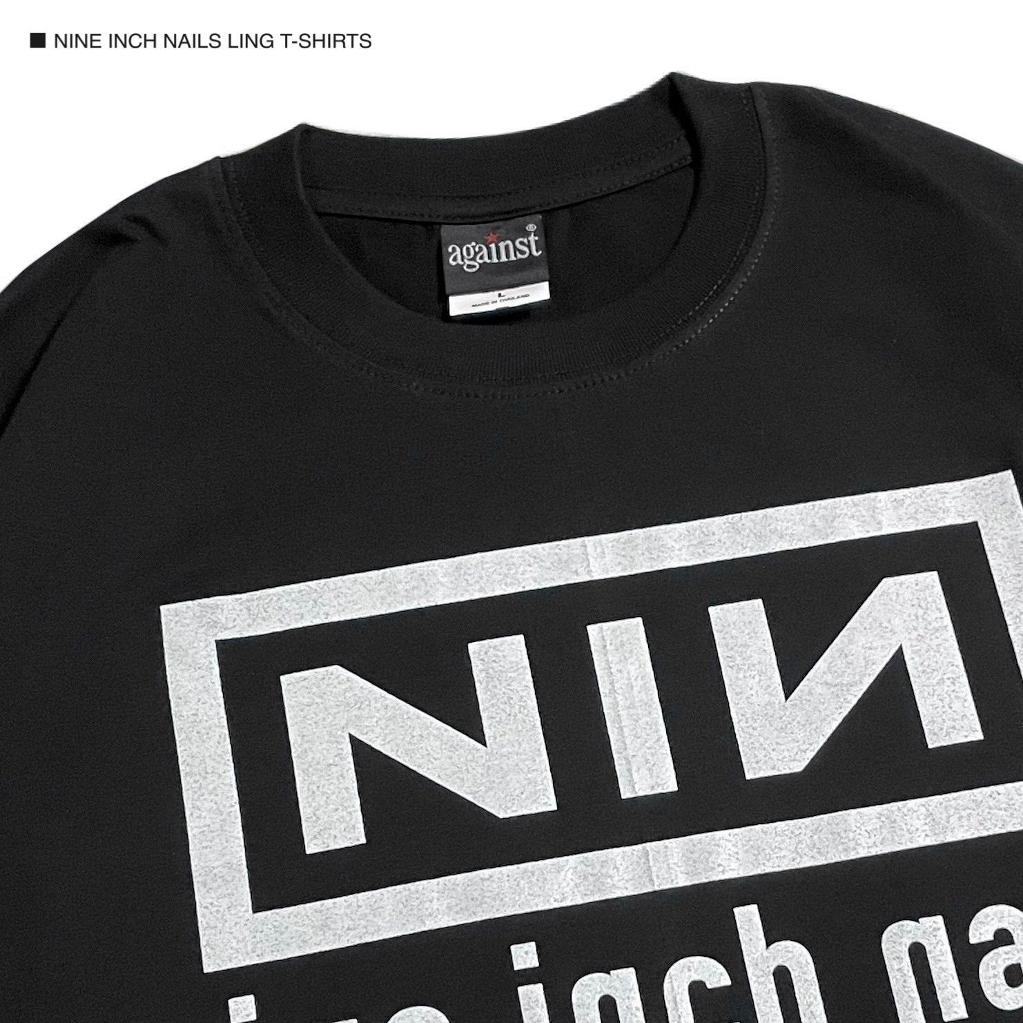 nine inch nails official Tシャツ バンドT ロンT Nine Inch Nails ナイン インチ ネイルズ 長袖 ロングTシャツ