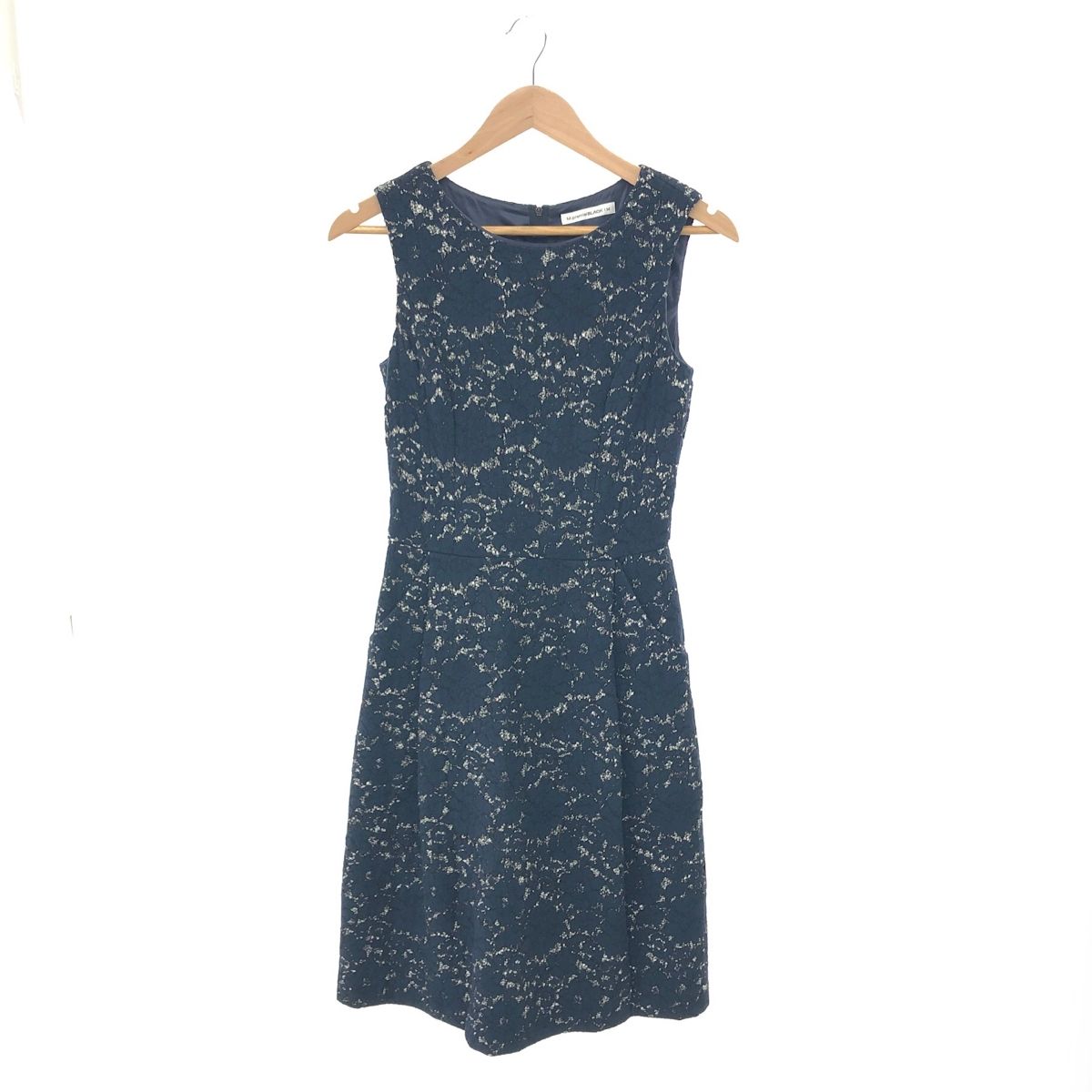 Ld507＊美品⭐️エムプルミエブラック 総レース ノースリーブワンピース Ld507＊美品⭐️エムプルミエブラック 総レース ノースリーブ