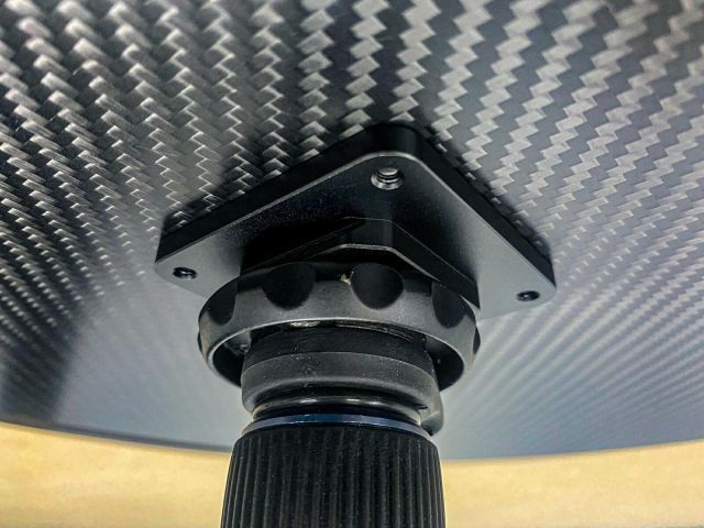 37キャンプ カーボンテーブルトップ レクタS 無地 カメラ三脚 サイド