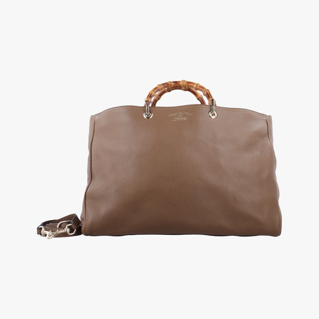 グッチGucciバンブーショッパー ブラウン レザー 323658 D016046186