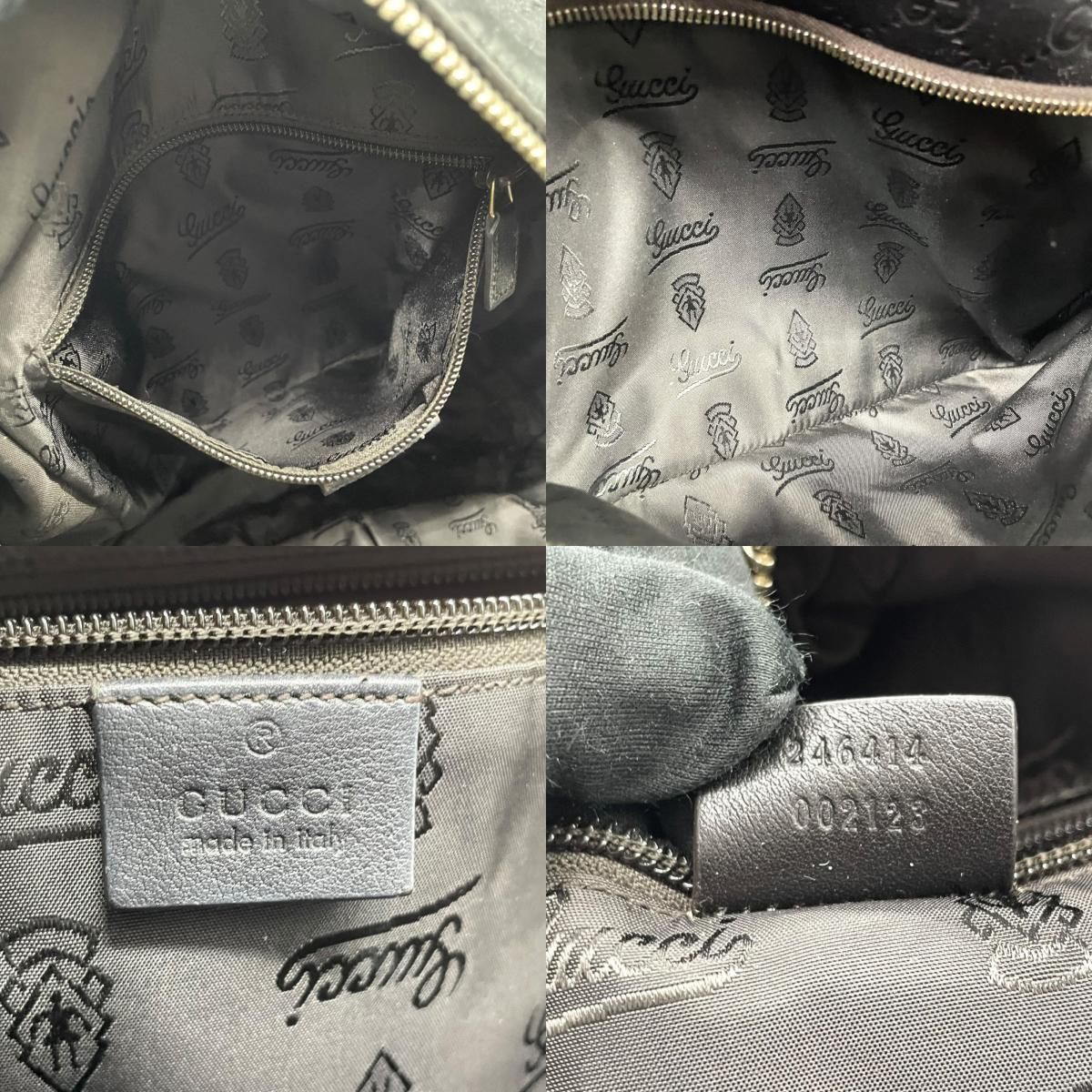 美品】 GUCCI グッチ グッチシマ シマレザー リュック バックパック 本