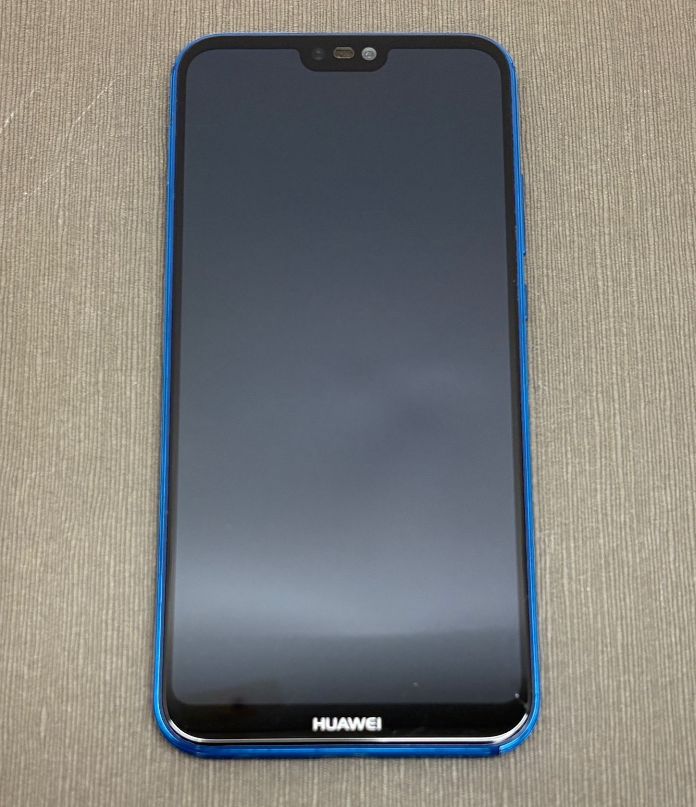 ジャンク】 節約 HUAWEI P20 lite ブルー 64GB au -HO579- 中古