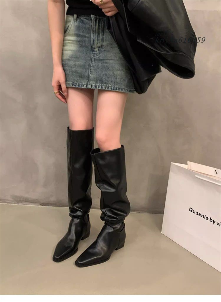 ブーツ韓国ファッションレディース7SHO-56