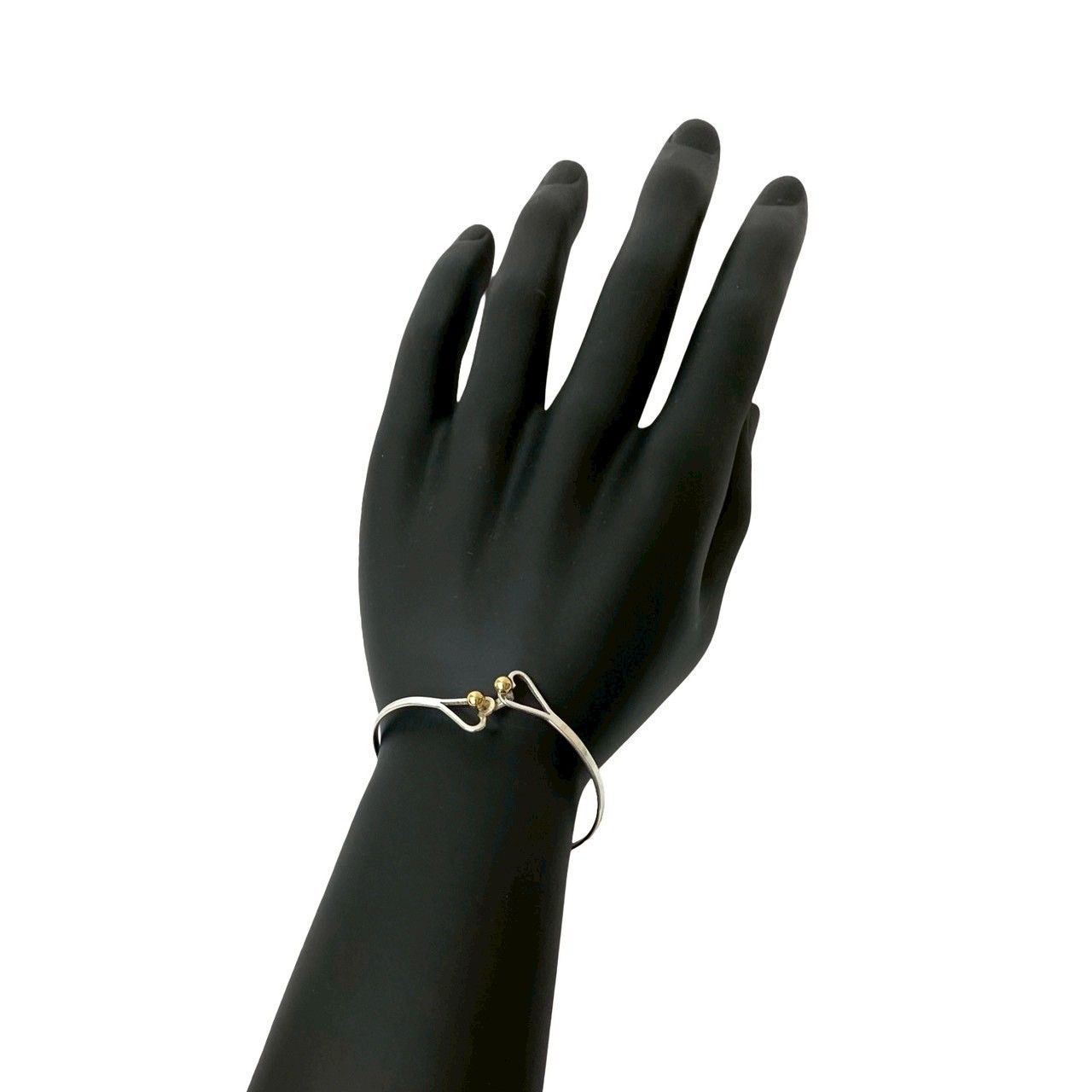 Tiffany & Co. ハートフックバングルSV925 Tiffany & Co Hook and Eye Double Heart bracelet ティファニー
