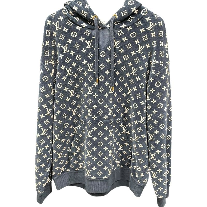 ルイ ヴィトン LOUIS VUITTON モノグラムタウアリングパーカー FQST03 ネイビー コットン レディース パーカー