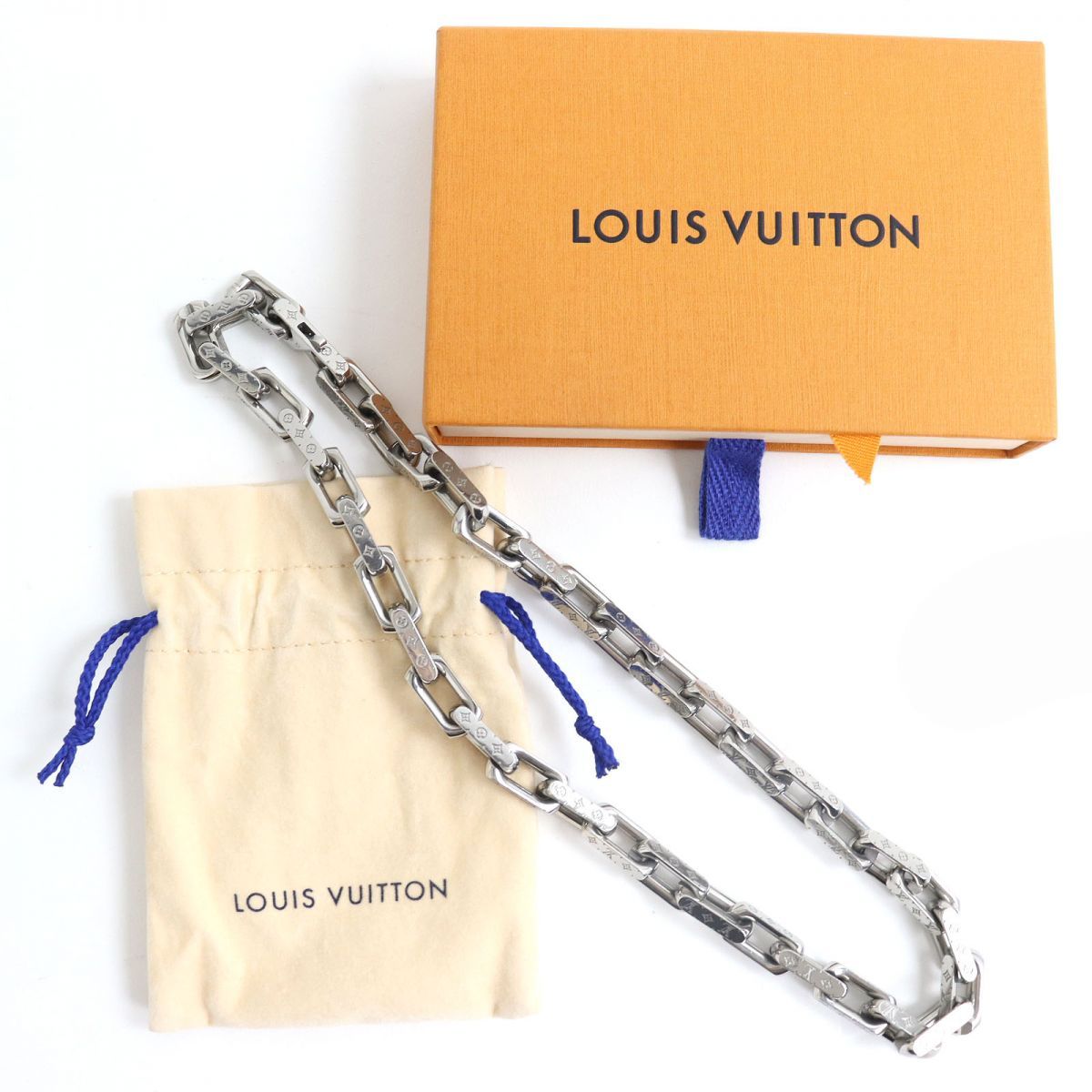 美品△LOUIS VUITTON ルイヴィトン 2022年 M00307 コリエ・チェーン