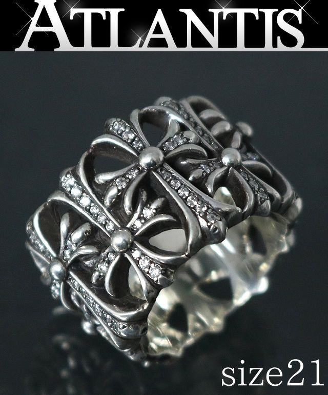 セメタリーリング27号 楽天市場】クロムハーツ【CHROMEHEARTS】セメタリークロスリング/27号