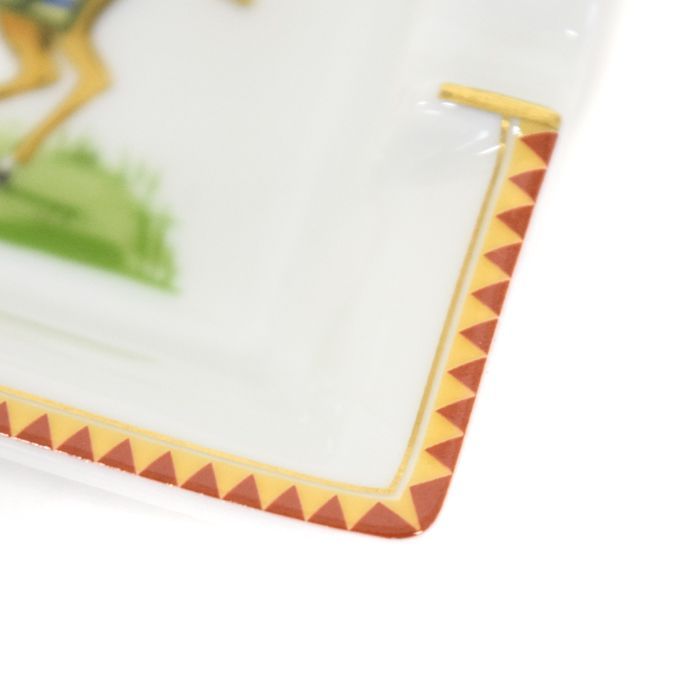 エルメス HERMES アッシュトレイ (灰皿) 陶磁器 馬 灰皿 陶磁器
