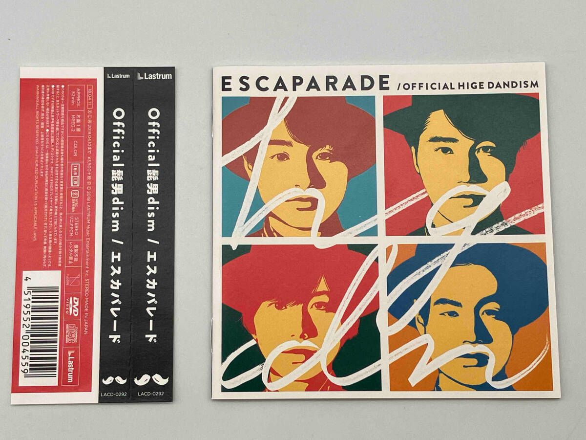 帯あり】 Official髭男dism CD エスカパレード(初回限定盤)(DVD