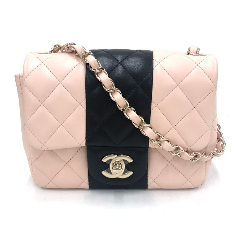 CHANEL シャネル ショルダーバッグ バイカラー ミニマトラッセ - NUIR ...