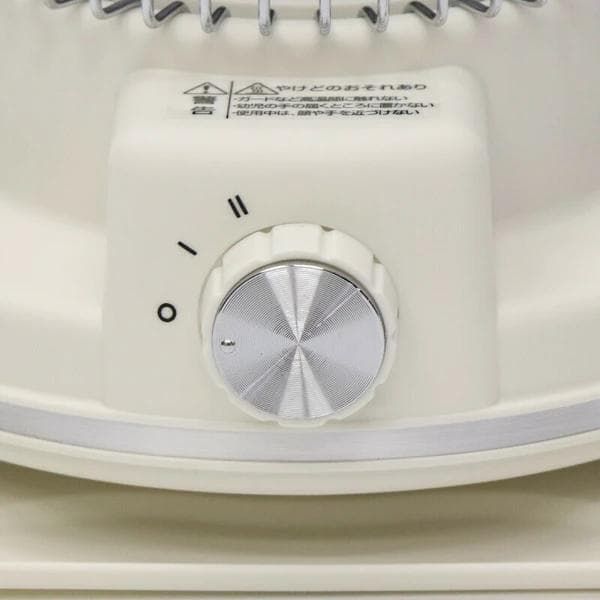 レトロ電気ストーブ ホワイト