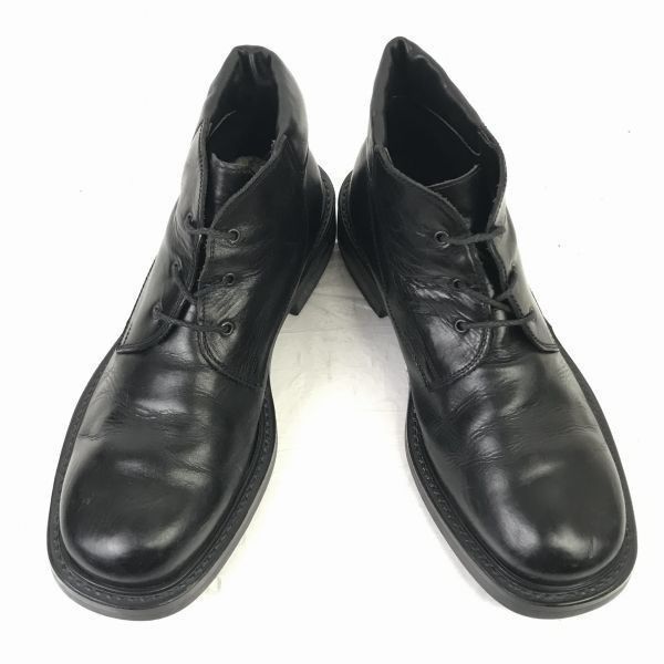 VERSACE JEANS COUTURE/ヴェルサーチ 本革ショートブーツ size7.5 26.0