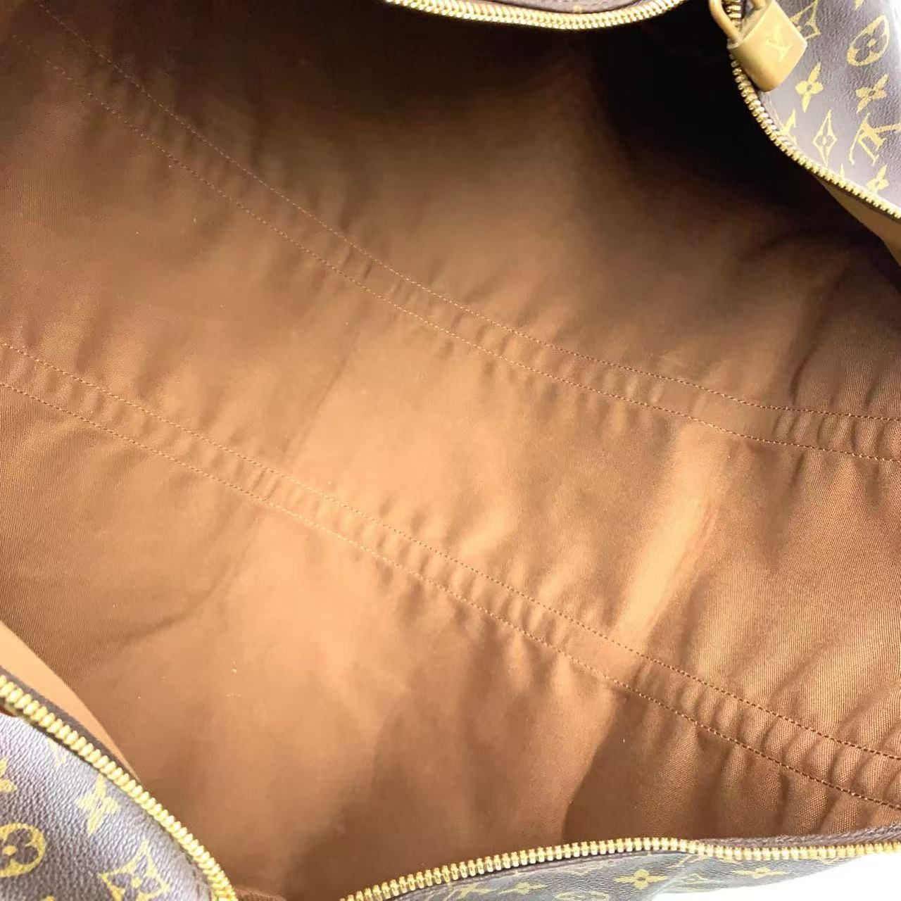 ブラウン ボストンバッグ