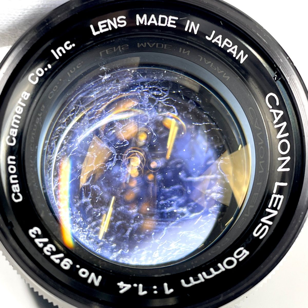 良品：フード付】Canon L39 50mm f1.4 レンジファインダー用 - レンズ