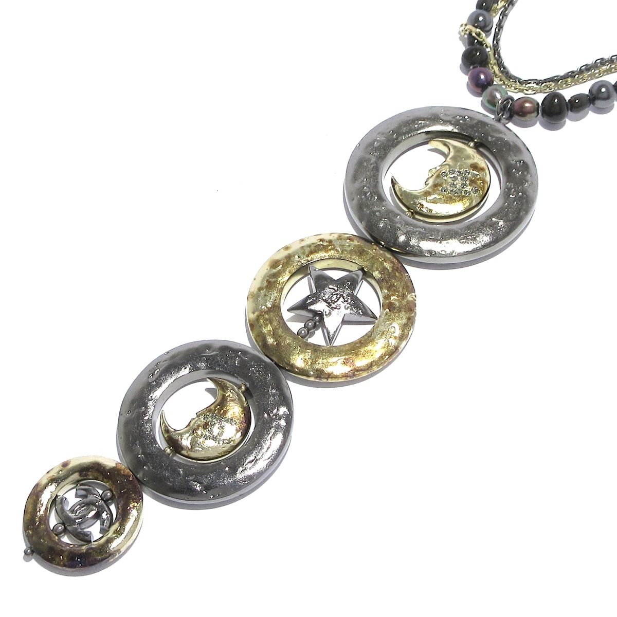 【沢山の星が印象的★】CHANEL ネックレス CHANEL - CHANEL ネックレス 星 月の通販 by ぴぴ｜シャネルなら