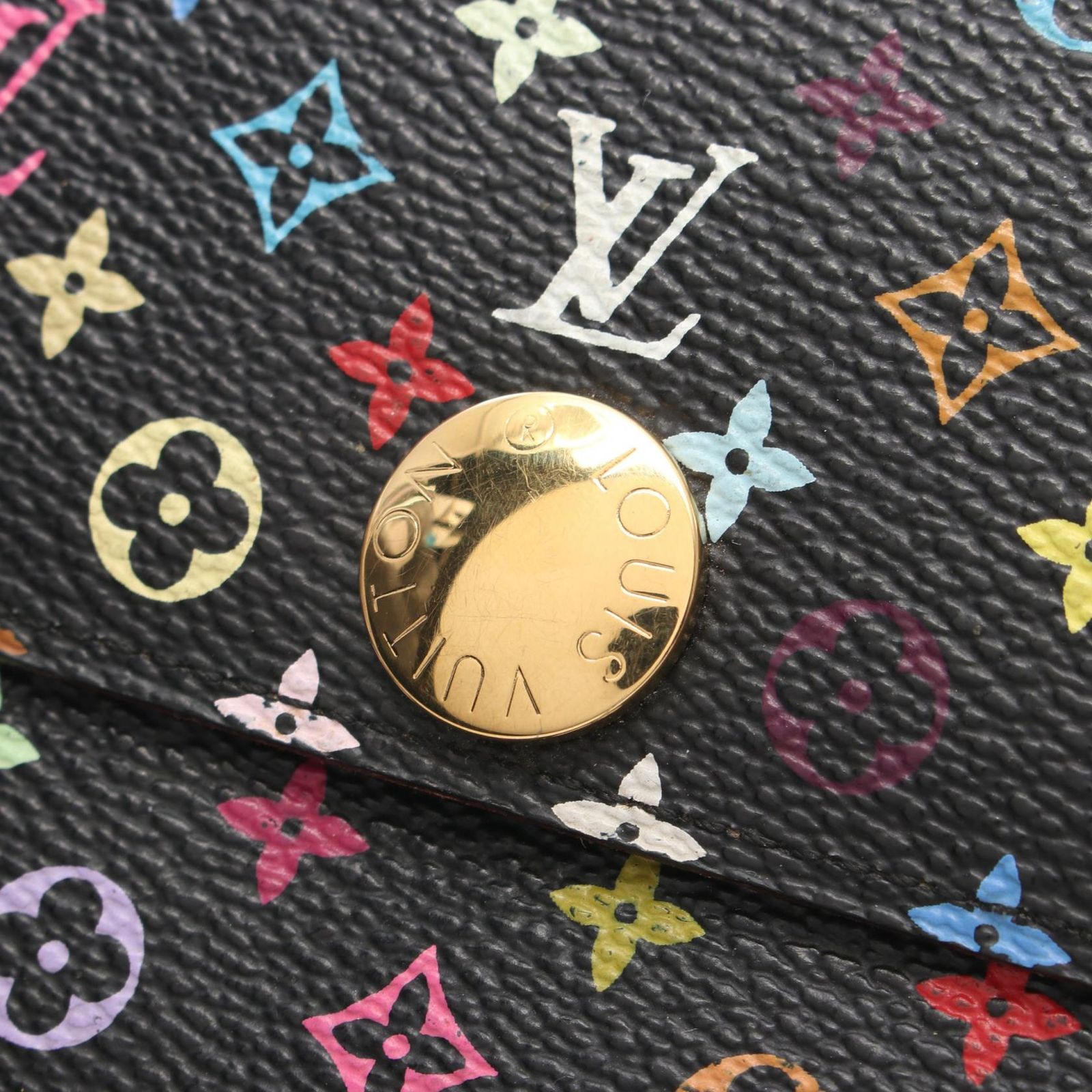 ルイ・ヴィトン ポルトフォイユ サラ モノグラムマルチカラー ノワール