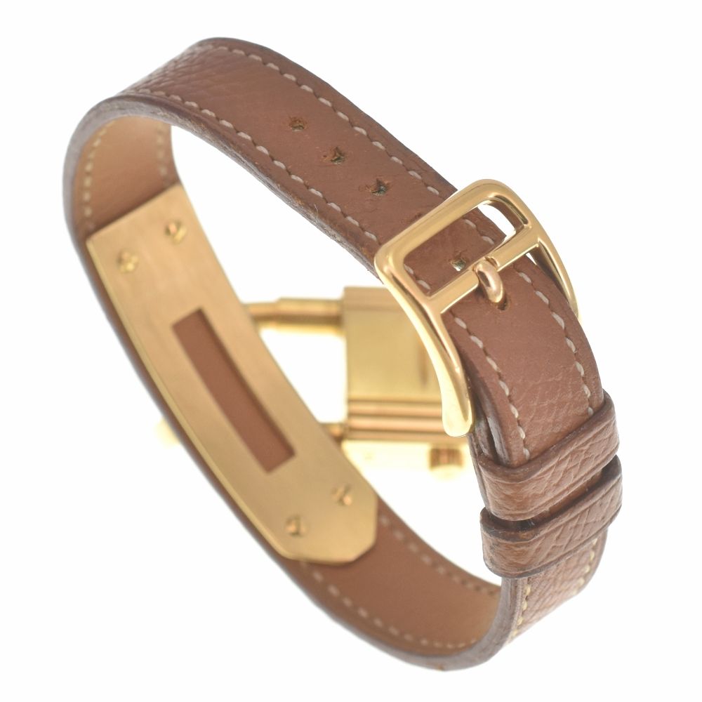 『【エルメス】ケリーウォッチ』 エルメス HERMES ケリーウォッチ GP/レザー クォーツ レディース