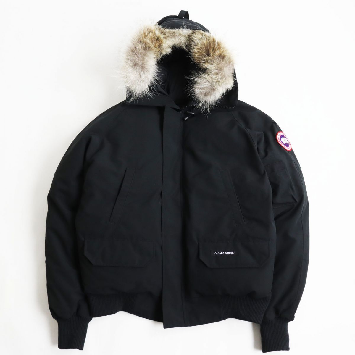 美品○カナダグース 7999MT CHILLIWACK ファー/ロゴワッペン付 