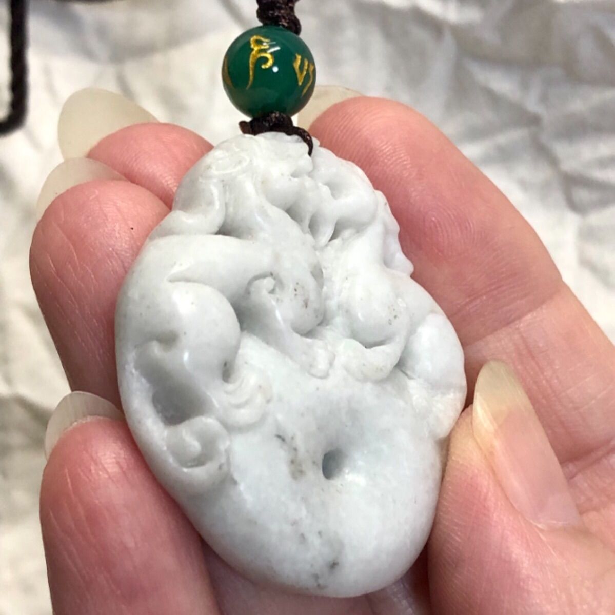 新品 天然石 和田翡翠 貔貅 双貔貅 ヒキュウ ペンダント 財運 金 新品 天然石 和田翡翠 貔貅 双貔貅 ヒキュウ ペンダント 財運 金