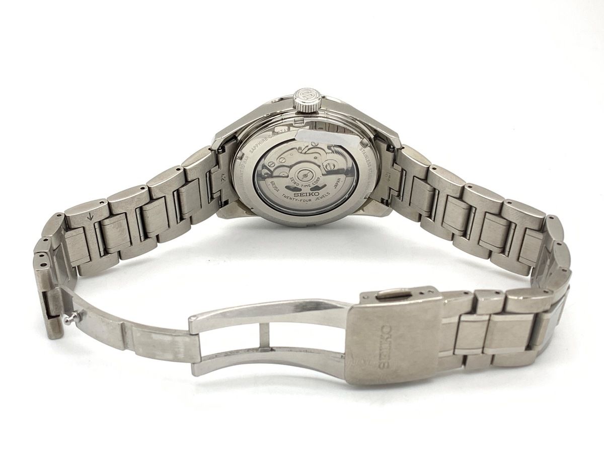 並品 セイコー プレザージュ ブルー SARX077|6R35-00V0 ステンレススティール