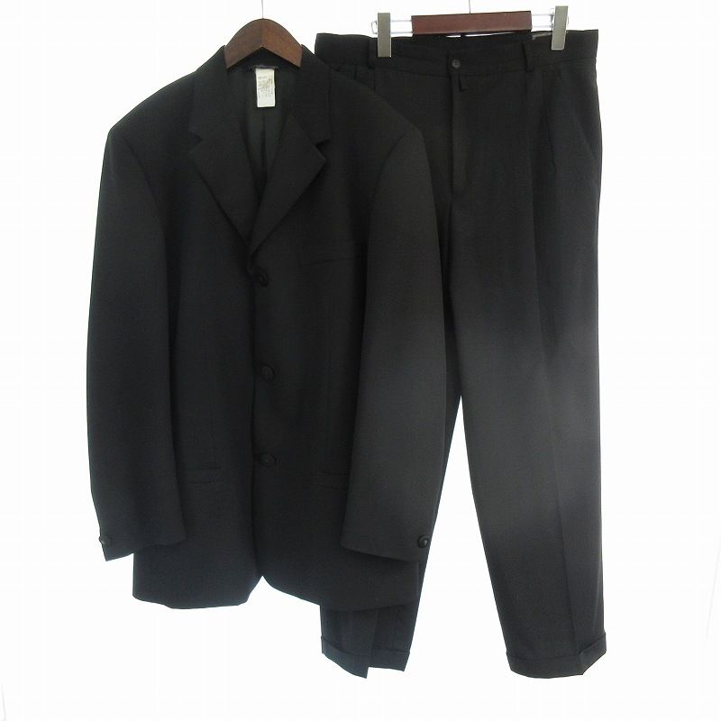 【美品】ヴェルサーチ クラシック スーツ セット 黒 総柄 ジャケット パンツ レディー デザイナー スーツ | ヴェルサーチェ 日本