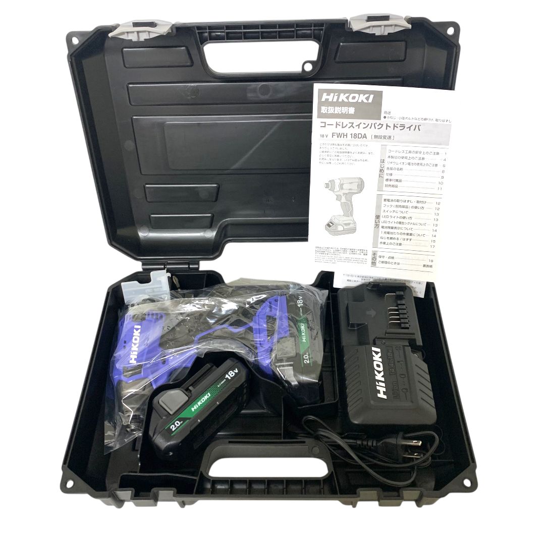 未使用品】 Hikoki ハイコーキ 18V コードレスインパクト