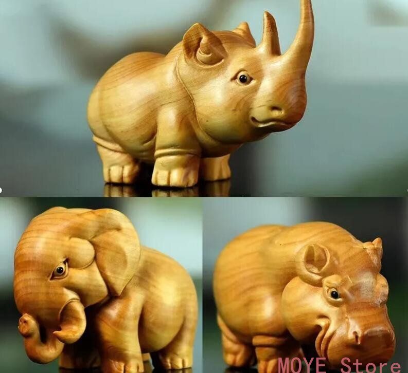 猿翁　象　天然木置物 楽天市場】モンキー 猿 サル 置物 オブジェ 木製 ウッド 天然木