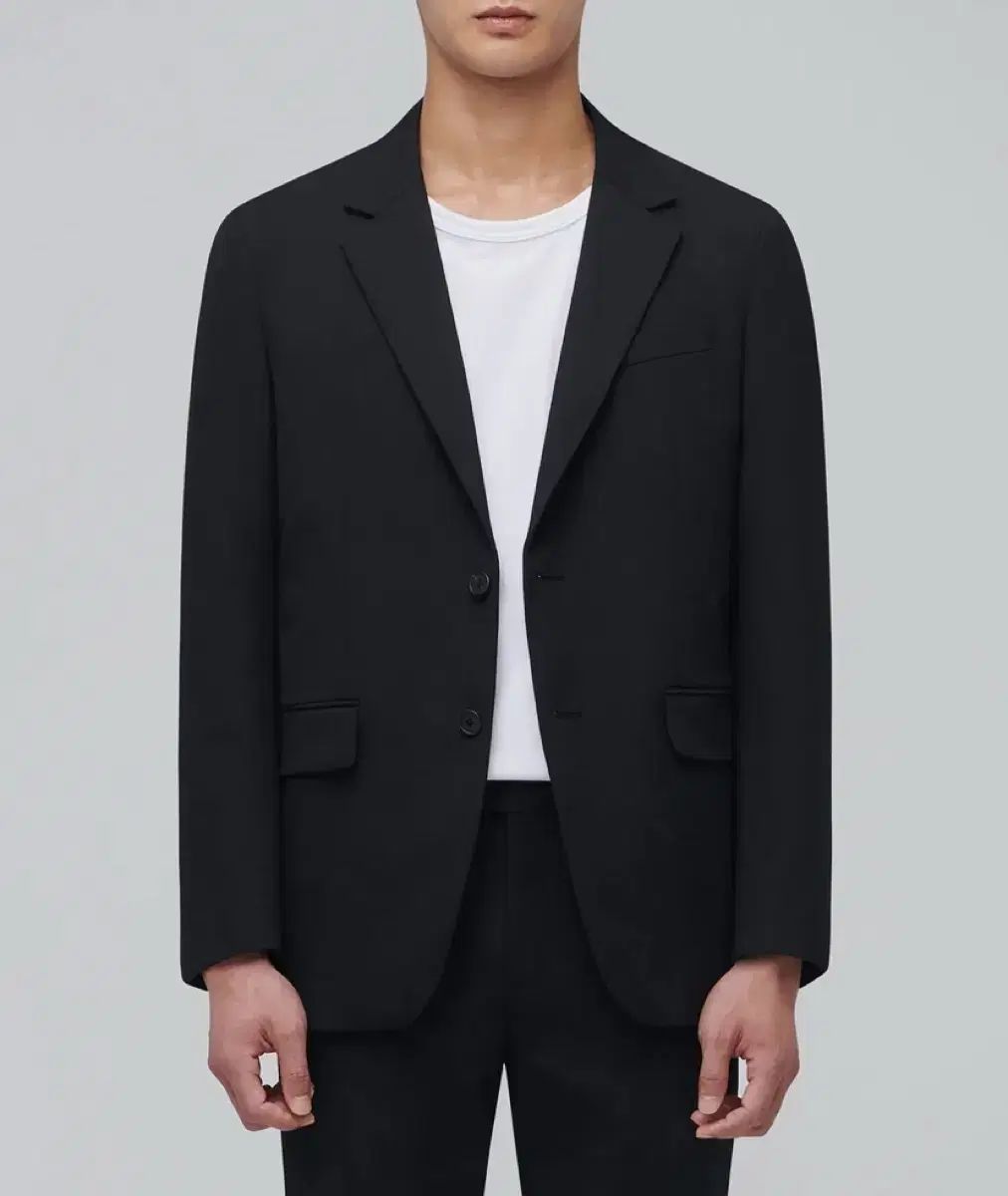 ムシンサ リラックスド ベーシック ブレーザー ブラック