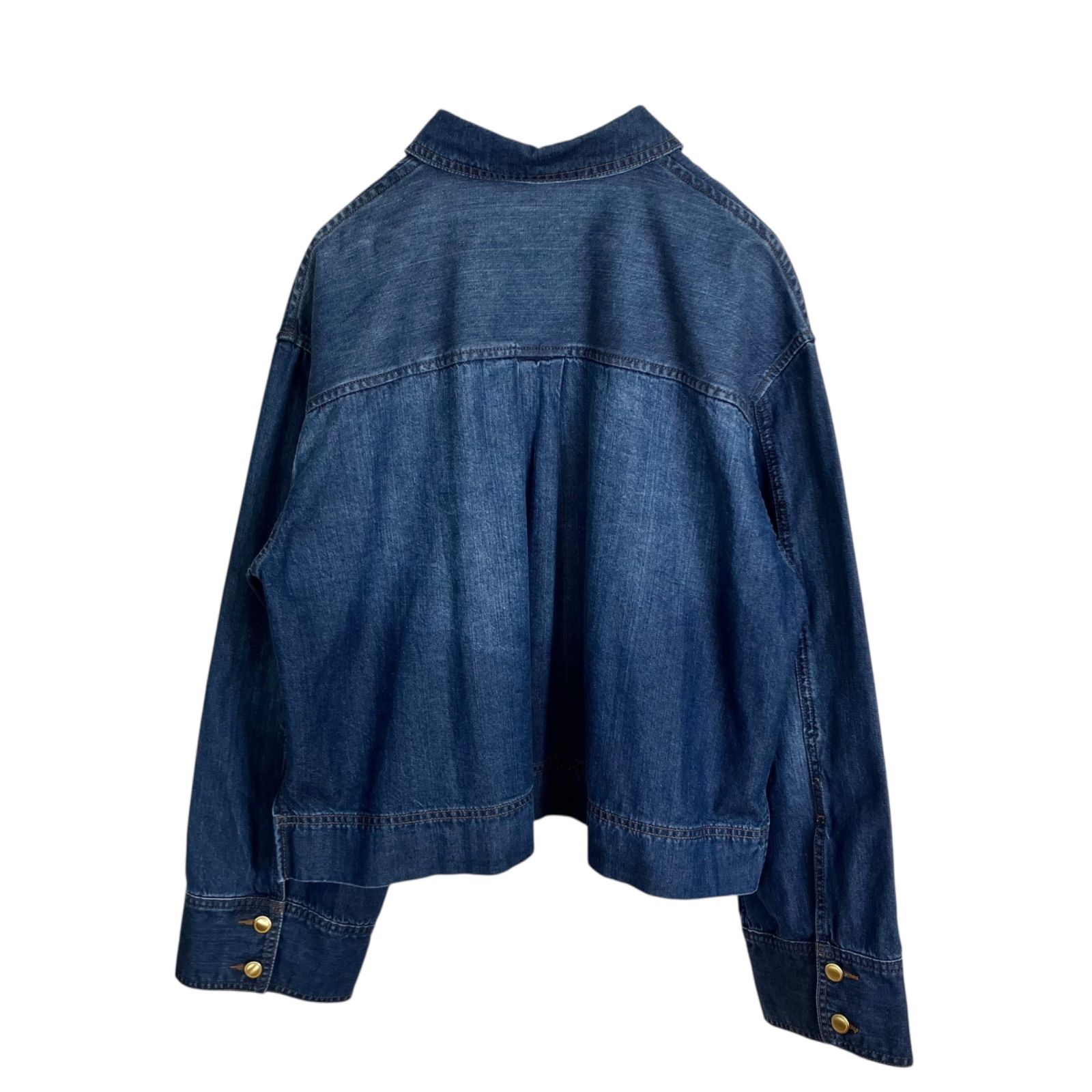 ANAYI（アナイ）の「ストレッチデニムペプラム ジャケット（デニム