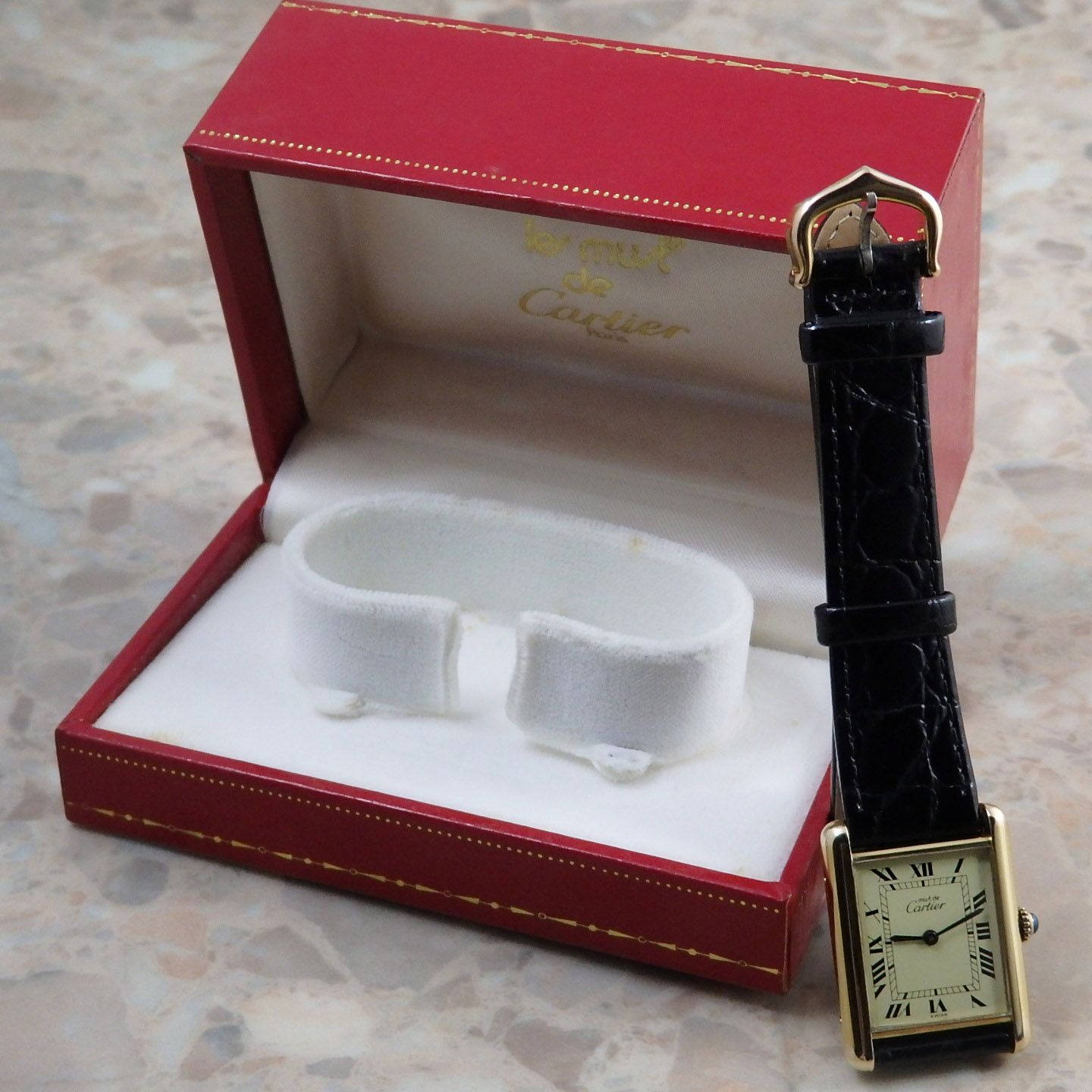 カルティエ マストタンク LM Cartier Tank 手巻き式 ヴィンテージ