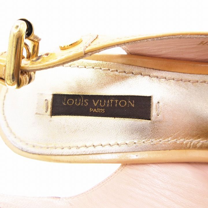 ルイヴィトン LOUIS VUITTON モノグラム ミニ ヴェルニ サンダル